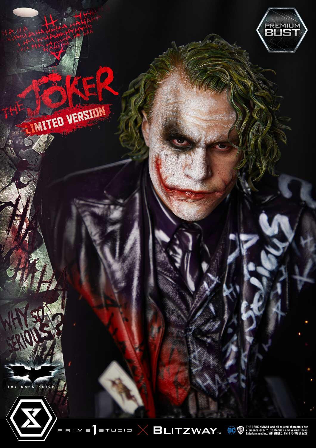 The Dark Knight - Joker - Bust - Premium Bust  (PBDC-08LM) - 1/3 - Limited Version (Blitzway, Prime 1 Studio) photo 6