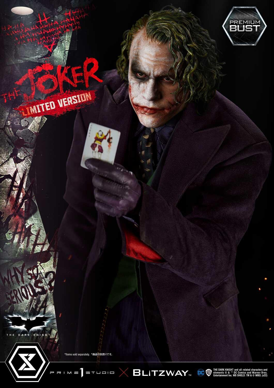 The Dark Knight - Joker - Bust - Premium Bust  (PBDC-08LM) - 1/3 - Limited Version (Blitzway, Prime 1 Studio) photo 9