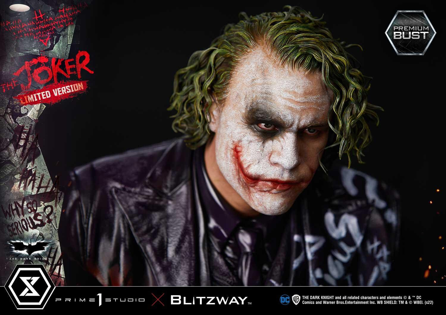 The Dark Knight - Joker - Bust - Premium Bust  (PBDC-08LM) - 1/3 - Limited Version (Blitzway, Prime 1 Studio) photo 16
