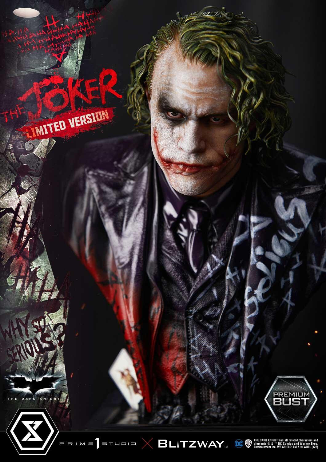 The Dark Knight - Joker - Bust - Premium Bust  (PBDC-08LM) - 1/3 - Limited Version (Blitzway, Prime 1 Studio) photo 18