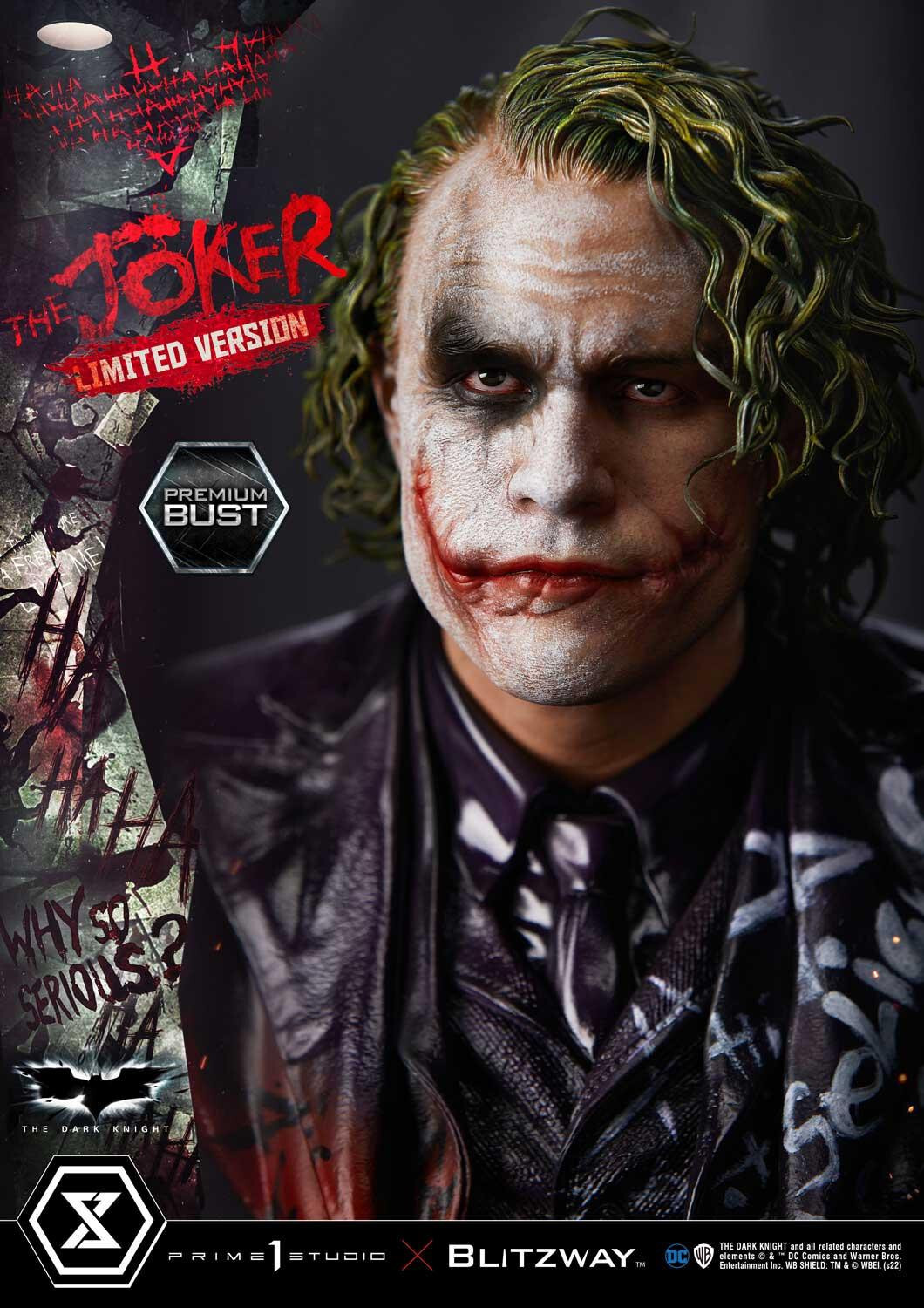 The Dark Knight - Joker - Bust - Premium Bust  (PBDC-08LM) - 1/3 - Limited Version (Blitzway, Prime 1 Studio) photo 19