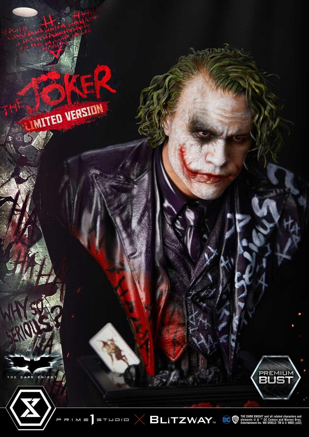 The Dark Knight - Joker - Bust - Premium Bust  (PBDC-08LM) - 1/3 - Limited Version (Blitzway, Prime 1 Studio) photo 21