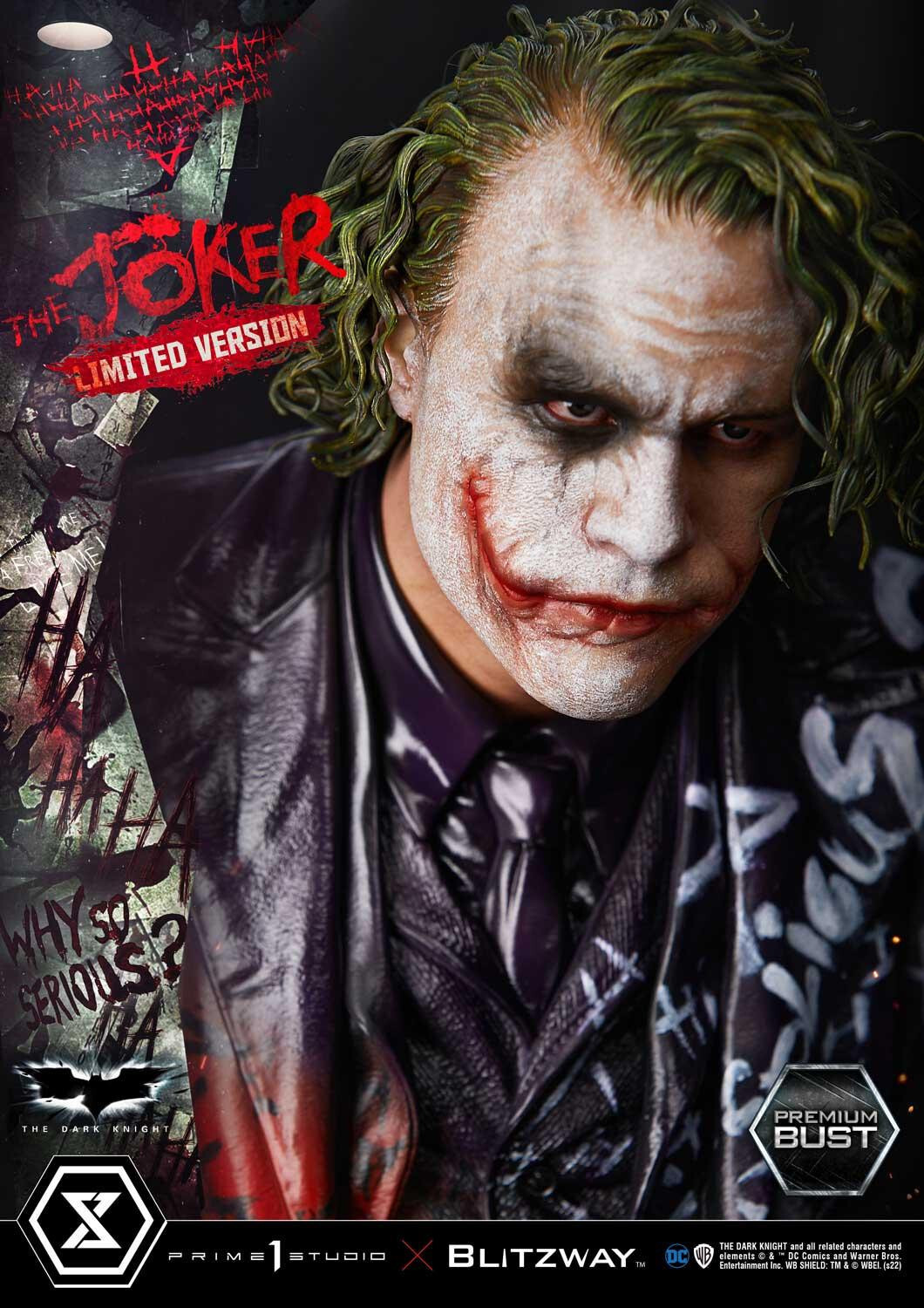 The Dark Knight - Joker - Bust - Premium Bust  (PBDC-08LM) - 1/3 - Limited Version (Blitzway, Prime 1 Studio) photo 22