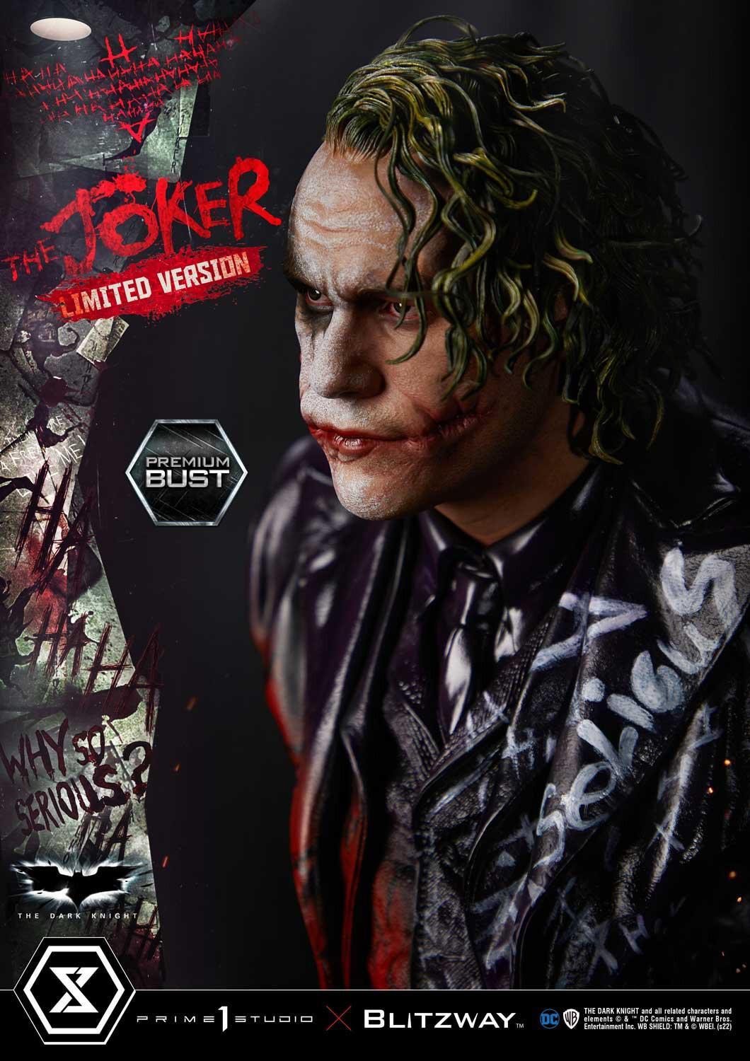The Dark Knight - Joker - Bust - Premium Bust  (PBDC-08LM) - 1/3 - Limited Version (Blitzway, Prime 1 Studio) photo 23