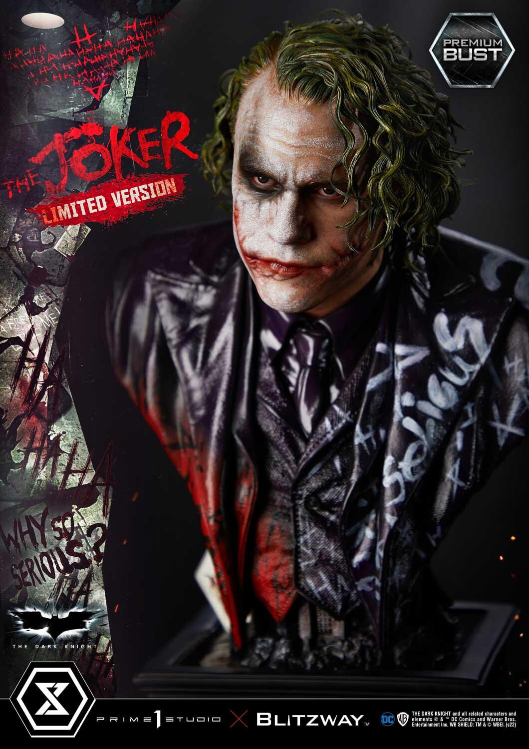 The Dark Knight - Joker - Bust - Premium Bust  (PBDC-08LM) - 1/3 - Limited Version (Blitzway, Prime 1 Studio) photo 24