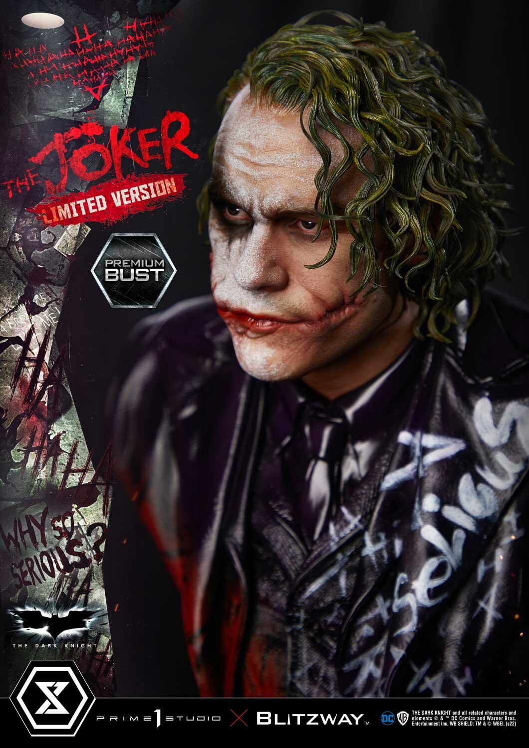 The Dark Knight - Joker - Bust - Premium Bust  (PBDC-08LM) - 1/3 - Limited Version (Blitzway, Prime 1 Studio) photo 25