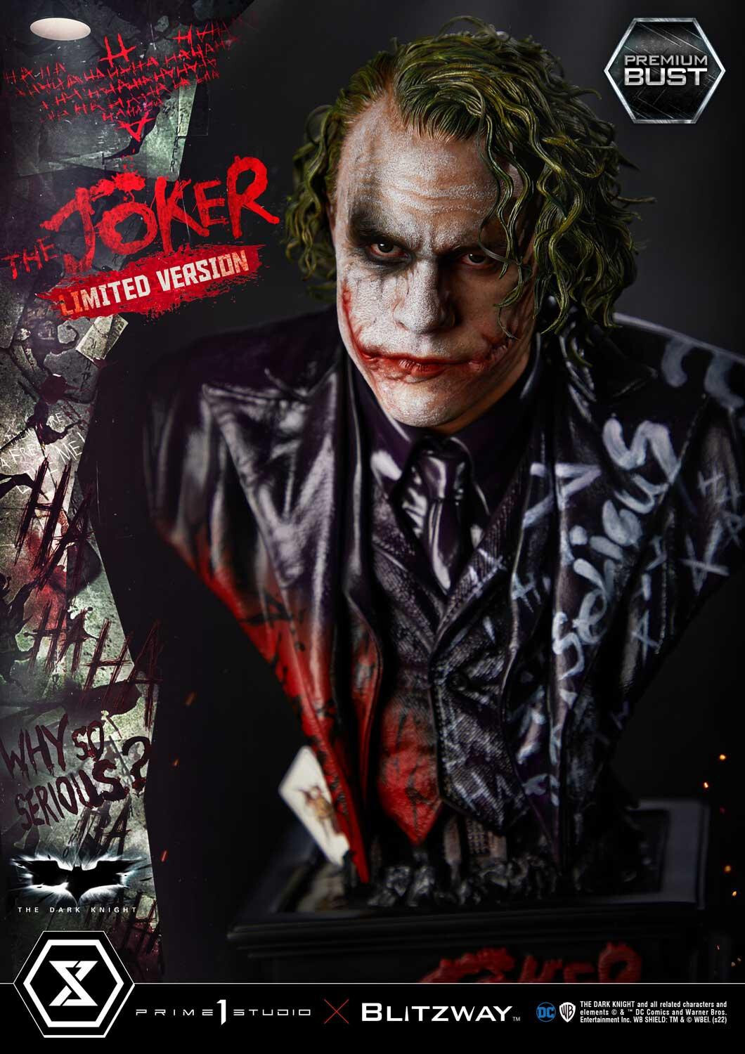 The Dark Knight - Joker - Bust - Premium Bust  (PBDC-08LM) - 1/3 - Limited Version (Blitzway, Prime 1 Studio) photo 26