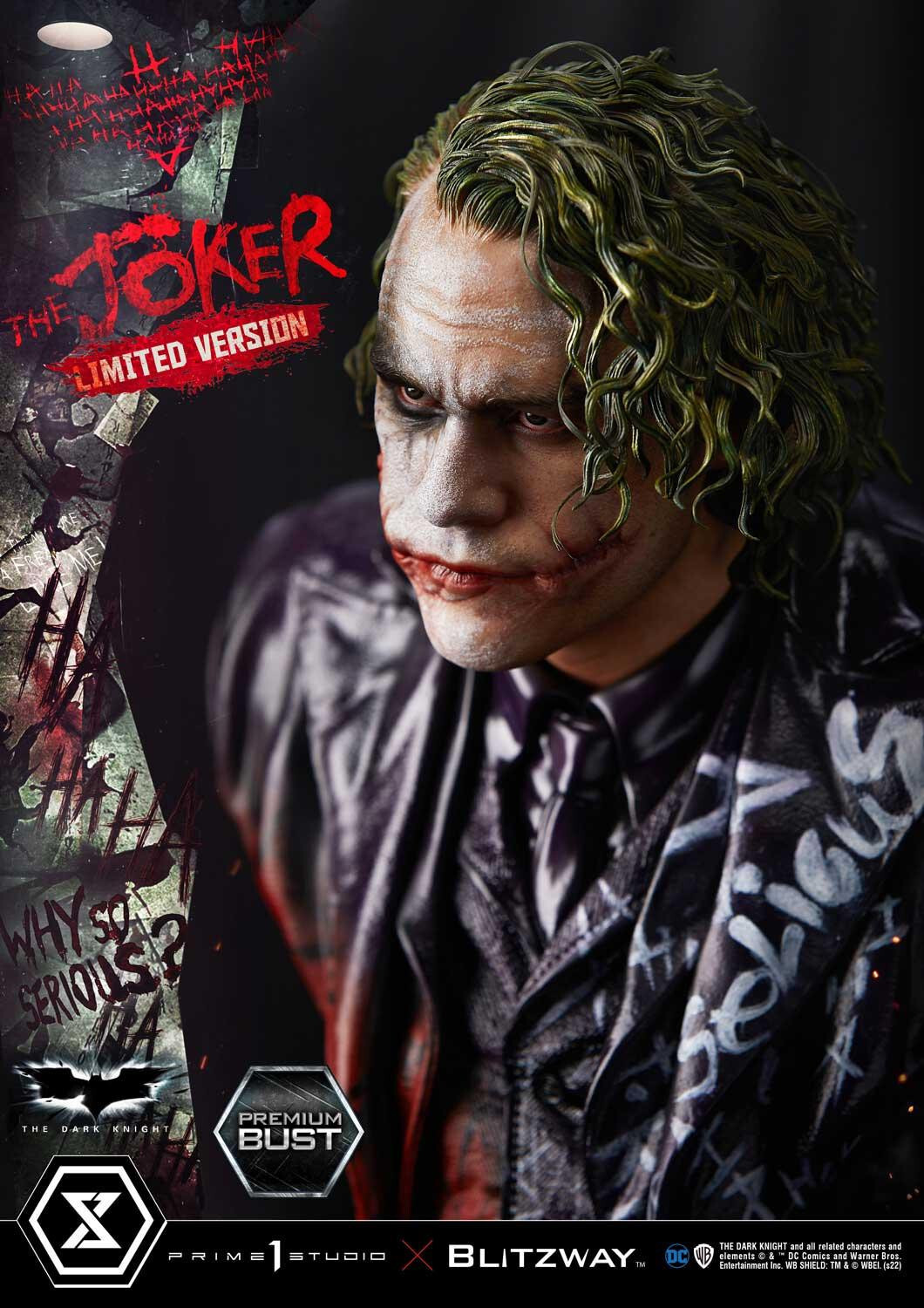 The Dark Knight - Joker - Bust - Premium Bust  (PBDC-08LM) - 1/3 - Limited Version (Blitzway, Prime 1 Studio) photo 28