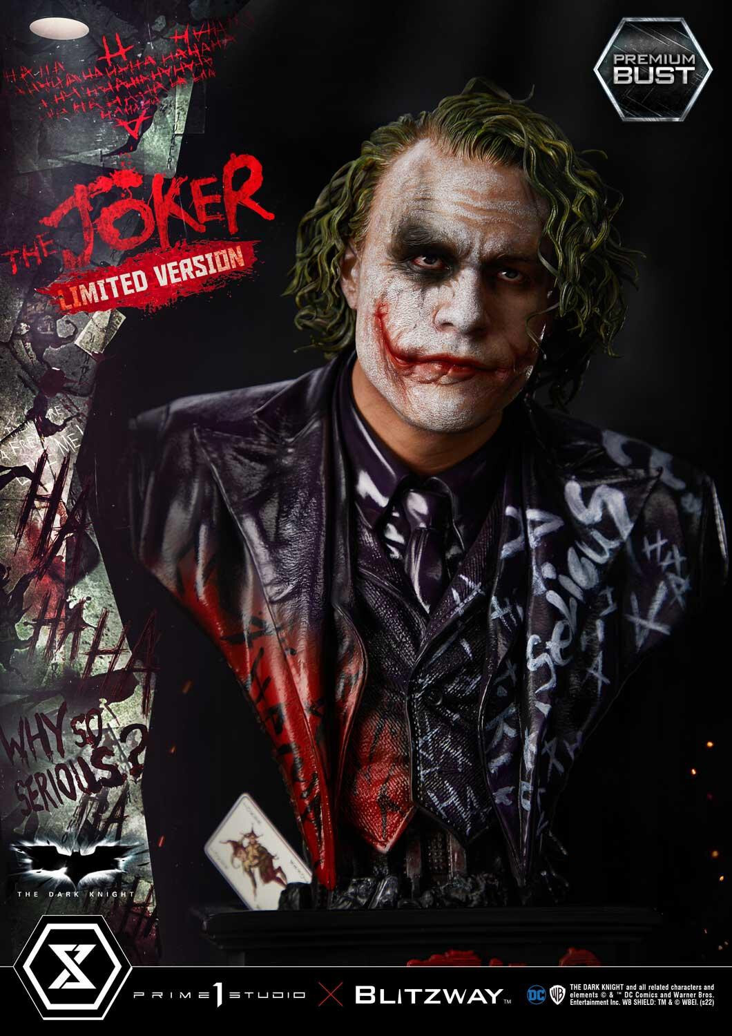 The Dark Knight - Joker - Bust - Premium Bust  (PBDC-08LM) - 1/3 - Limited Version (Blitzway, Prime 1 Studio) photo 29