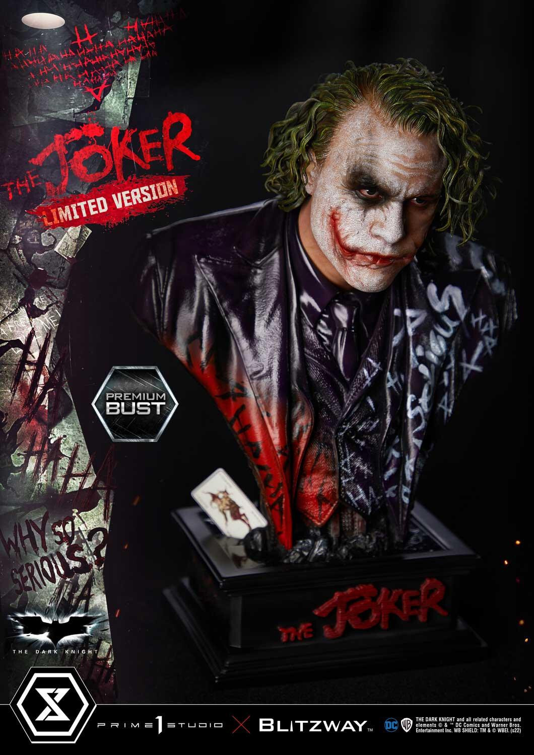 The Dark Knight - Joker - Bust - Premium Bust  (PBDC-08LM) - 1/3 - Limited Version (Blitzway, Prime 1 Studio) photo 30
