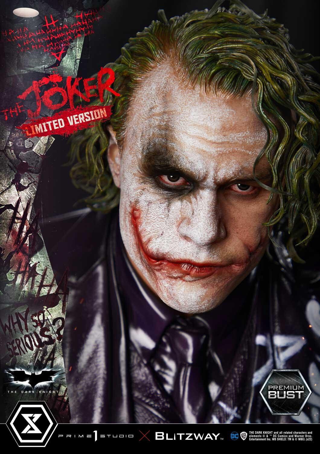 The Dark Knight - Joker - Bust - Premium Bust  (PBDC-08LM) - 1/3 - Limited Version (Blitzway, Prime 1 Studio) photo 31