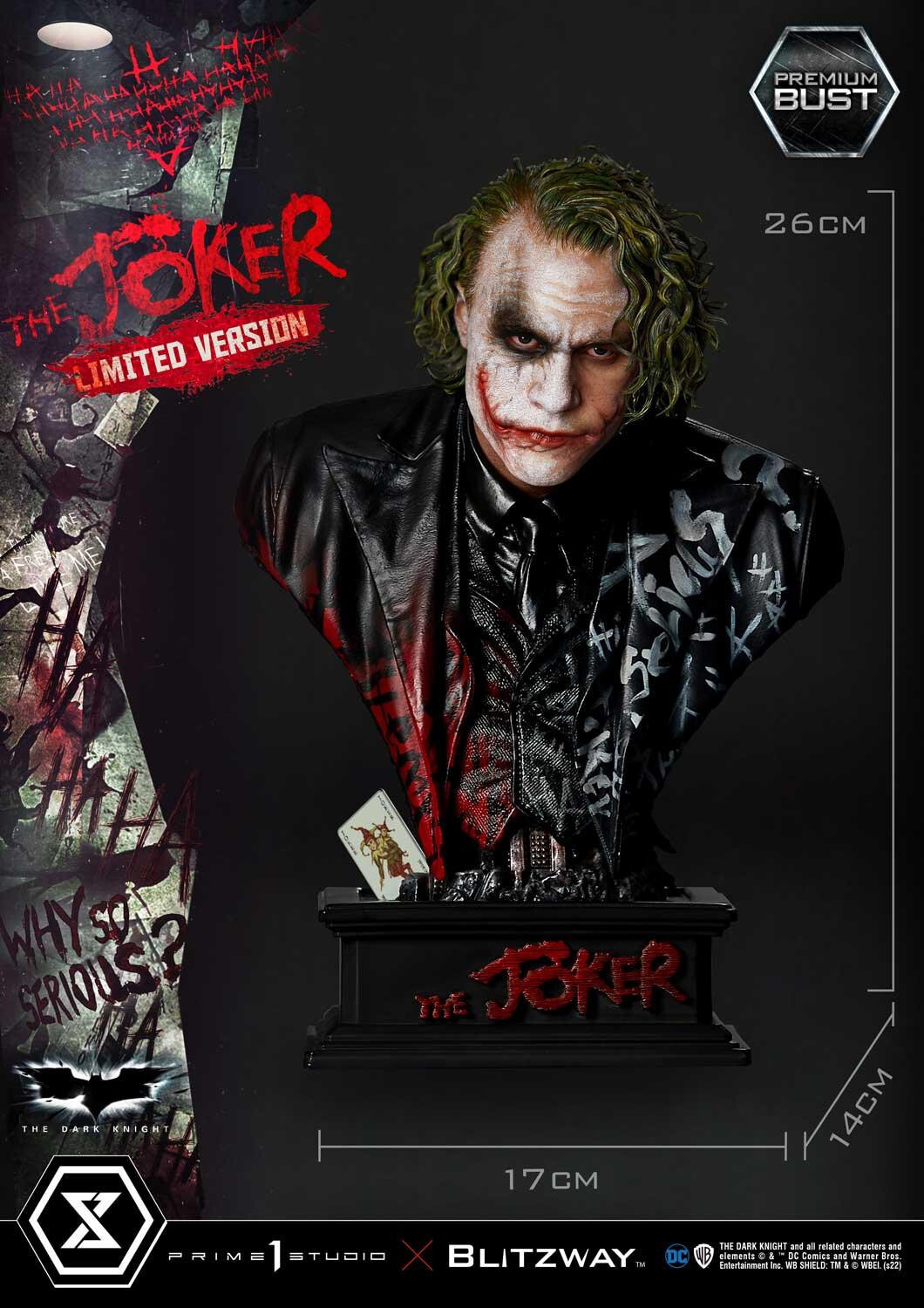 The Dark Knight - Joker - Bust - Premium Bust  (PBDC-08LM) - 1/3 - Limited Version (Blitzway, Prime 1 Studio) photo 33