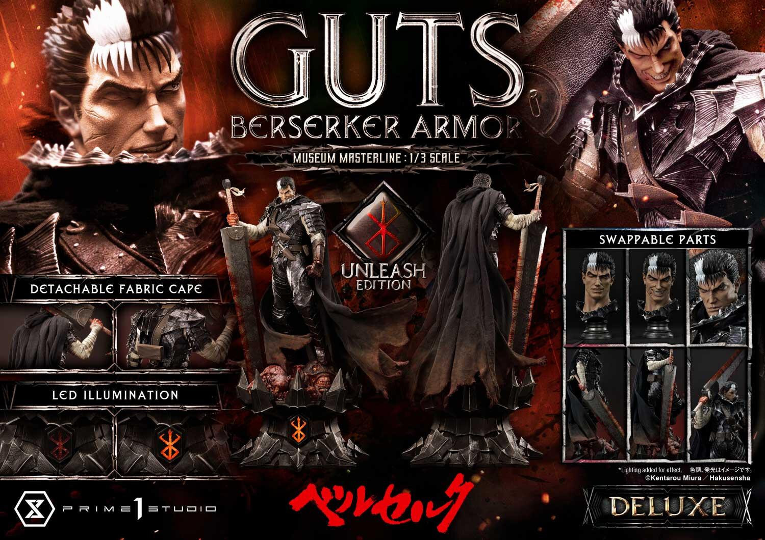 Berserk - Guts - Museum Masterline Series  (MMBR-02DX) - 1/3 - Berserker Armor, Unleash Edition, DX Version (Prime 1 Studio) photo 66