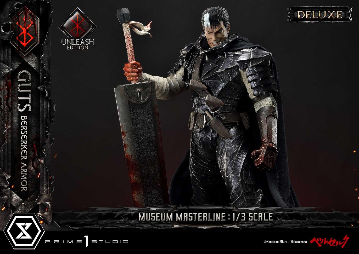 Berserk - Guts - Museum Masterline Series (MMBR-02DXS) - 1/3 - Berserker Armor, Unleash Edition, DX Bonus Version (Prime 1 Studio)
