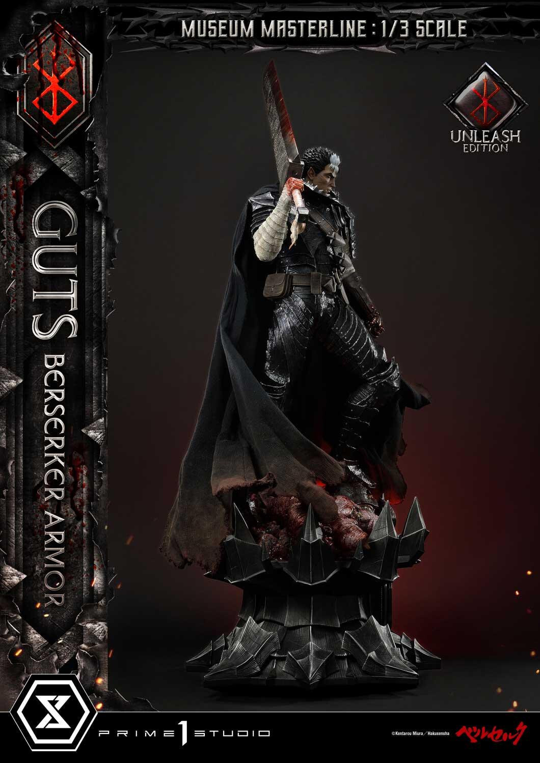 Berserk - Guts - Museum Masterline Series (MMBR-02DXS) - 1/3 - Berserker Armor, Unleash Edition, DX Bonus Version (Prime 1 Studio) photo 67
