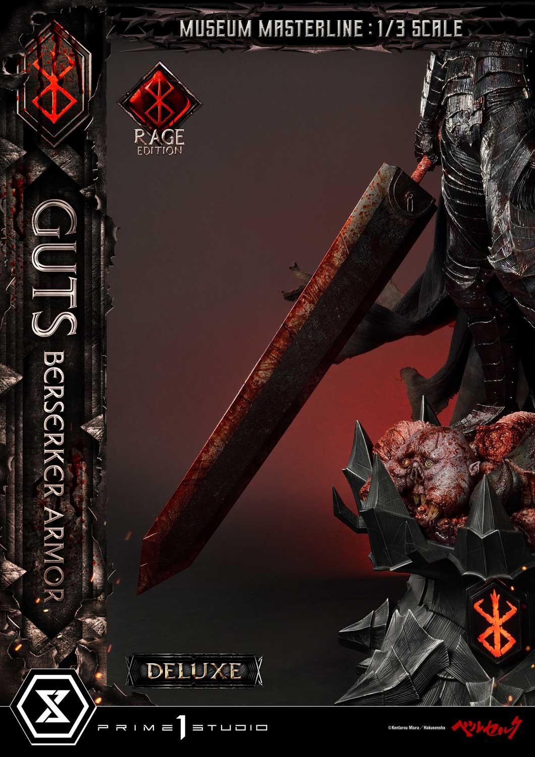 Berserk - Guts - Museum Masterline Series (MMBR-03DX) - 1/3 - Berserker Armor, Rage Edition, DX Version (Prime 1 Studio) photo 4