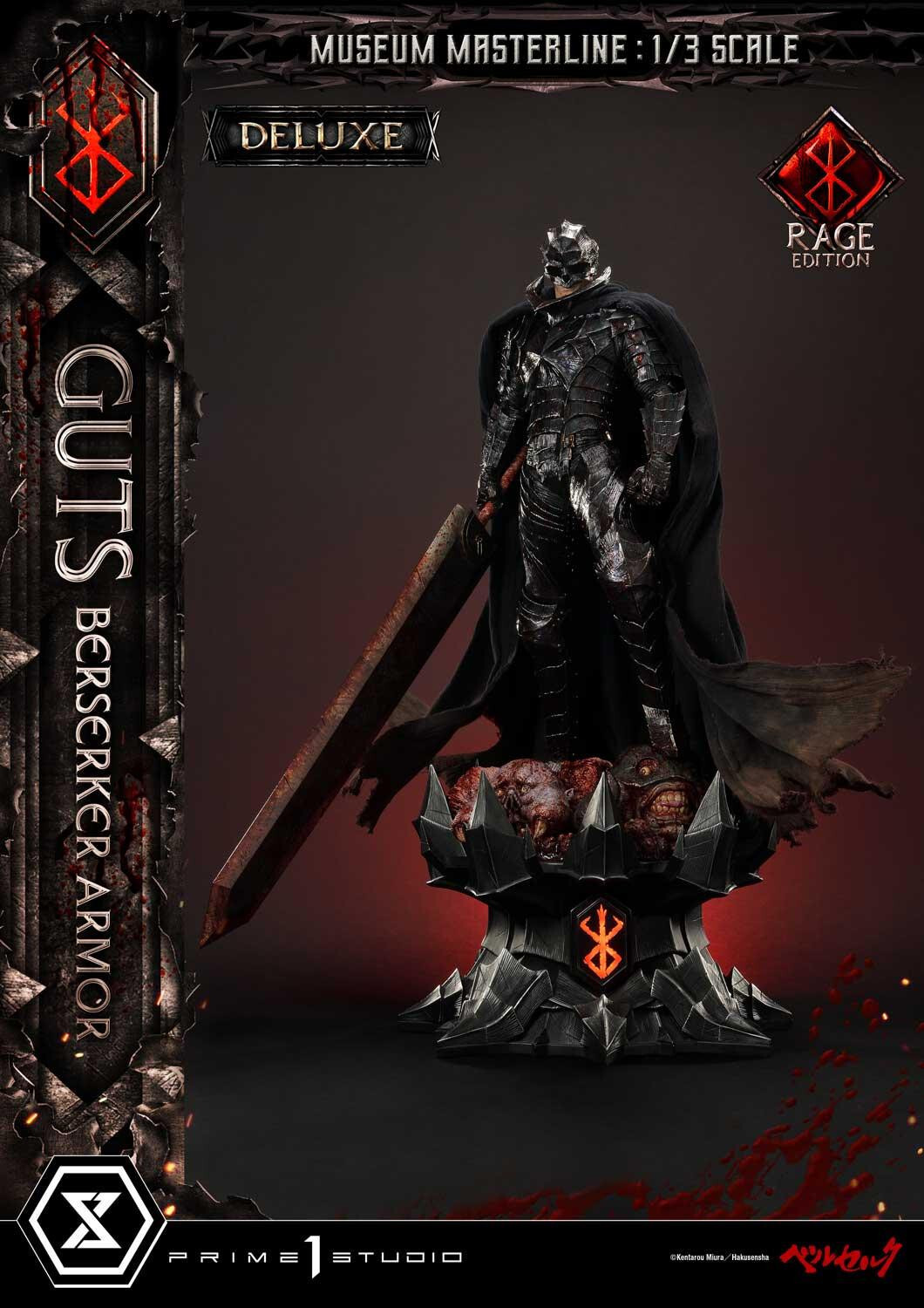 Berserk - Guts - Museum Masterline Series (MMBR-03DX) - 1/3 - Berserker Armor, Rage Edition, DX Version (Prime 1 Studio) photo 15