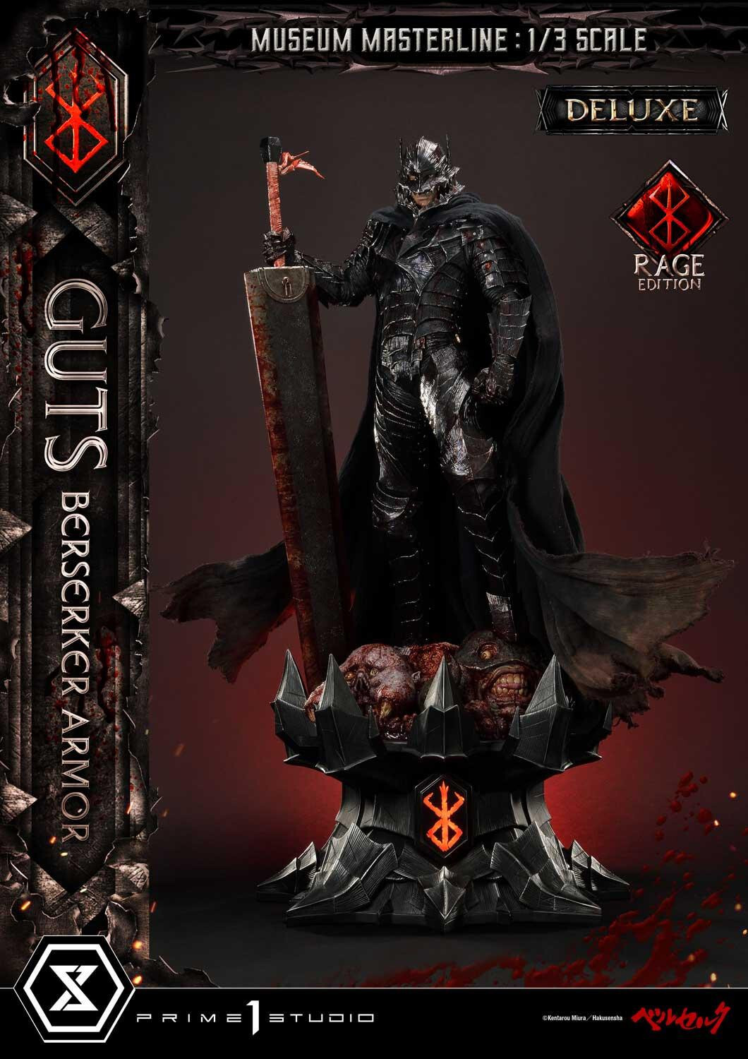 Berserk - Guts - Museum Masterline Series (MMBR-03DX) - 1/3 - Berserker Armor, Rage Edition, DX Version (Prime 1 Studio) photo 16