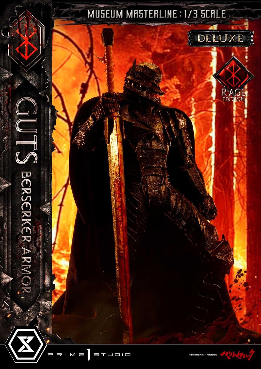 Berserk - Guts - Museum Masterline Series (MMBR-03DX) - 1/3 - Berserker Armor, Rage Edition, DX Version (Prime 1 Studio) photo 39