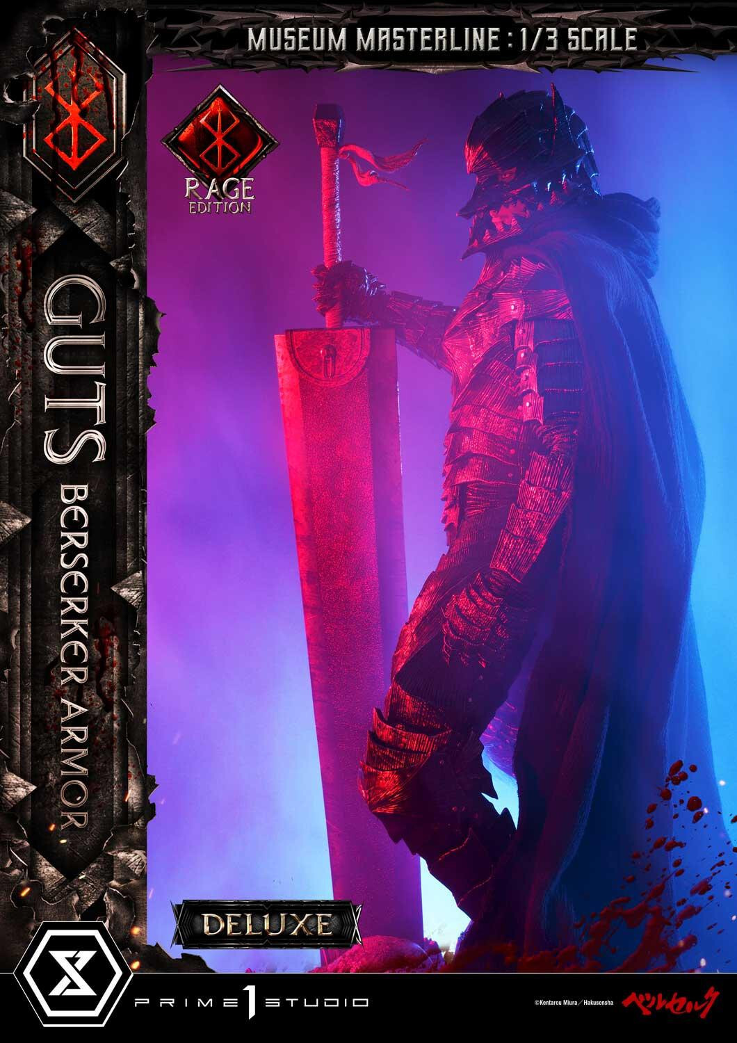Berserk - Guts - Museum Masterline Series (MMBR-03DX) - 1/3 - Berserker Armor, Rage Edition, DX Version (Prime 1 Studio) photo 40