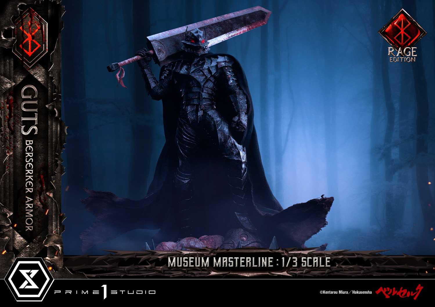 Berserk - Guts - Museum Masterline Series (MMBR-03DX) - 1/3 - Berserker Armor, Rage Edition, DX Version (Prime 1 Studio) photo 53