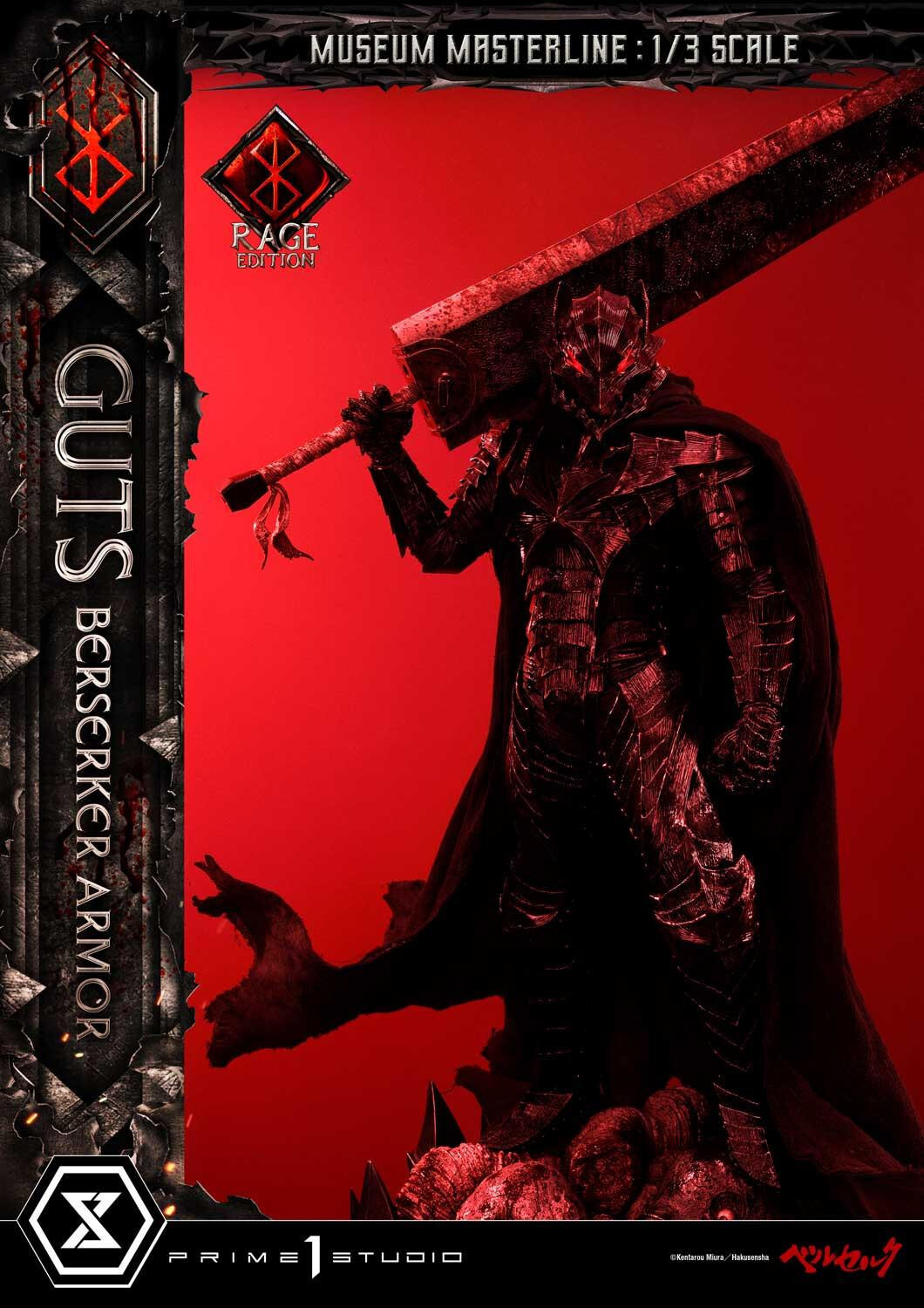 Berserk - Guts - Museum Masterline Series (MMBR-03DX) - 1/3 - Berserker Armor, Rage Edition, DX Version (Prime 1 Studio) photo 75