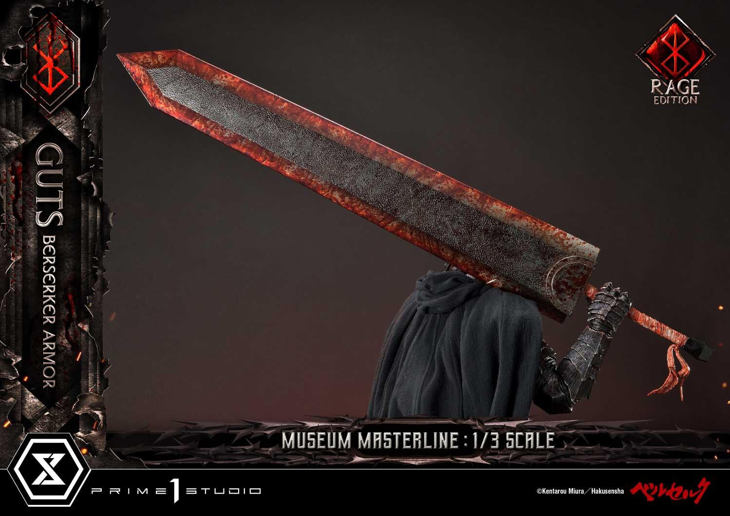 Berserk - Guts - Museum Masterline Series (MMBR-03DX) - 1/3 - Berserker Armor, Rage Edition, DX Version (Prime 1 Studio) photo 85