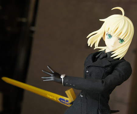 Fate/Zero - Altria Pendragon - Real Action Heroes (#655) - 1/6 - Saber, Suit Ver. (Medicom Toy)