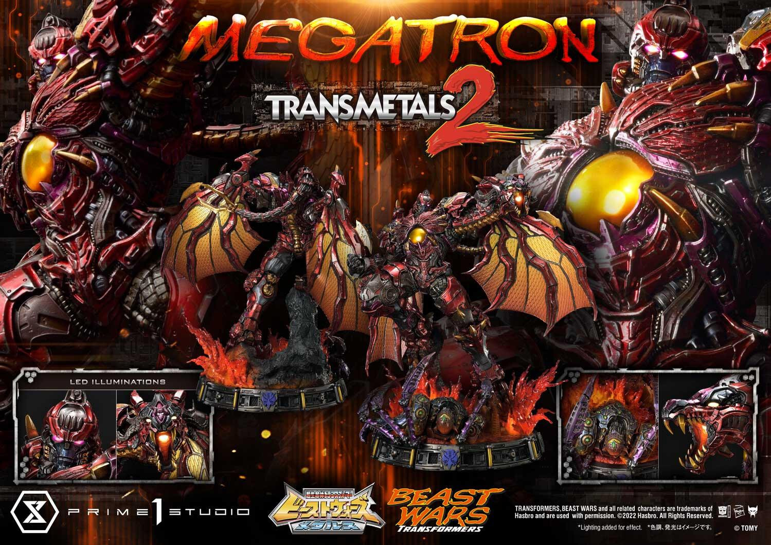 Beast Wars - Megatron - Tarans - Premium Masterline (PMTFB-03DX) - Transmetal 2, DX Version (Prime 1 Studio) photo 52