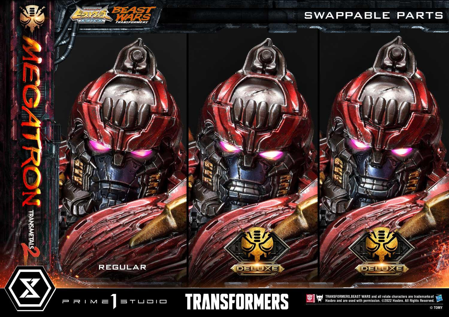 Beast Wars - Megatron - Tarans - Premium Masterline (PMTFB-03DXS) - Transmetal 2, DX Bonus Version (Prime 1 Studio) photo 17