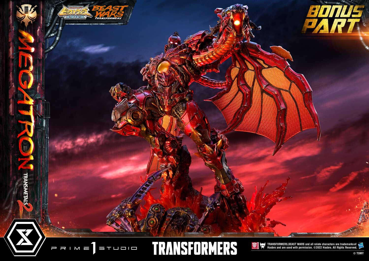 Beast Wars - Megatron - Tarans - Premium Masterline (PMTFB-03DXS) - Transmetal 2, DX Bonus Version (Prime 1 Studio) photo 27