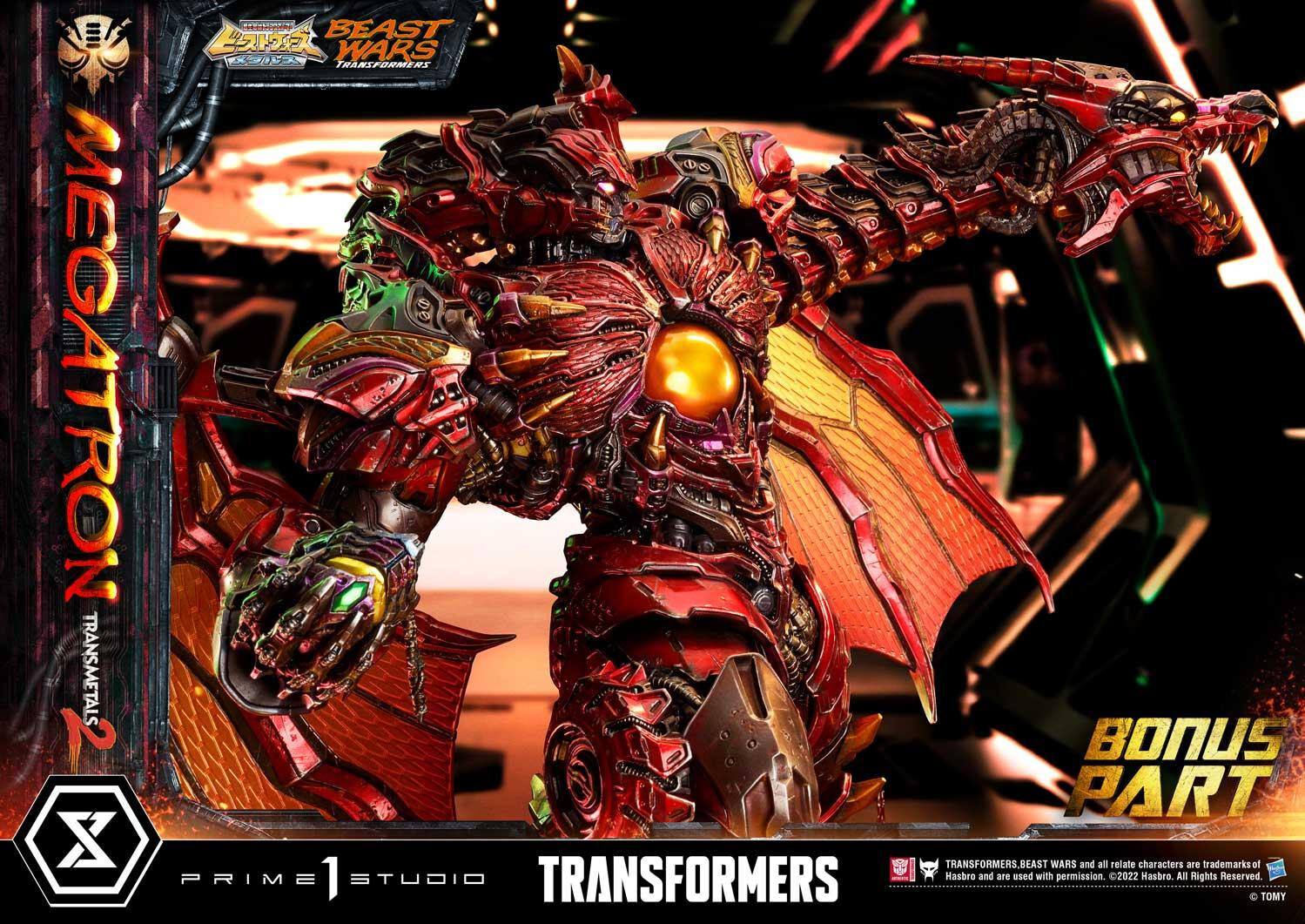 Beast Wars - Megatron - Tarans - Premium Masterline (PMTFB-03DXS) - Transmetal 2, DX Bonus Version (Prime 1 Studio) photo 35