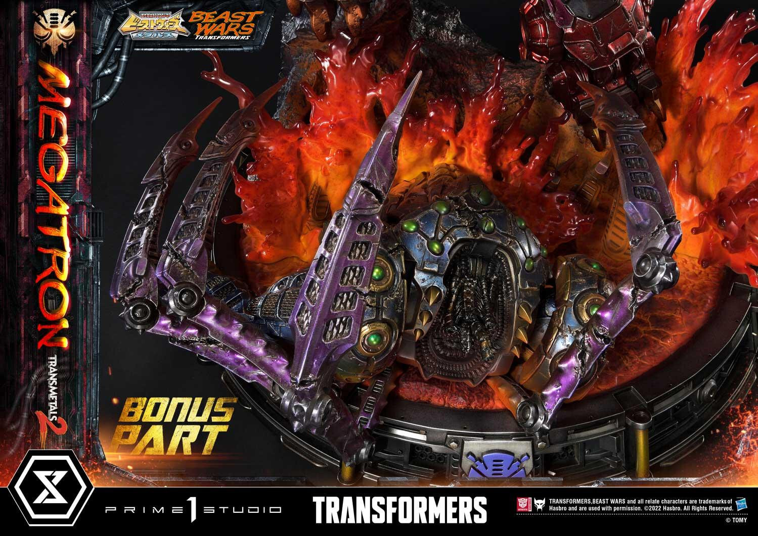 Beast Wars - Megatron - Tarans - Premium Masterline (PMTFB-03DXS) - Transmetal 2, DX Bonus Version (Prime 1 Studio) photo 37