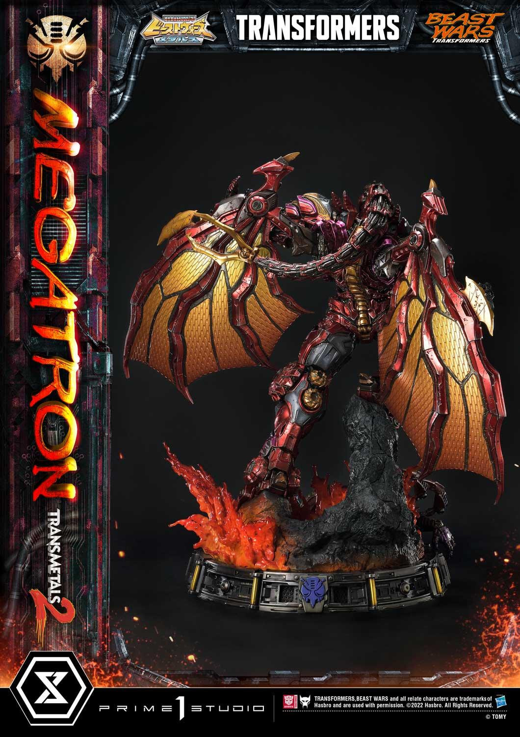 Beast Wars - Megatron - Tarans - Premium Masterline (PMTFB-03DXS) - Transmetal 2, DX Bonus Version (Prime 1 Studio) photo 54