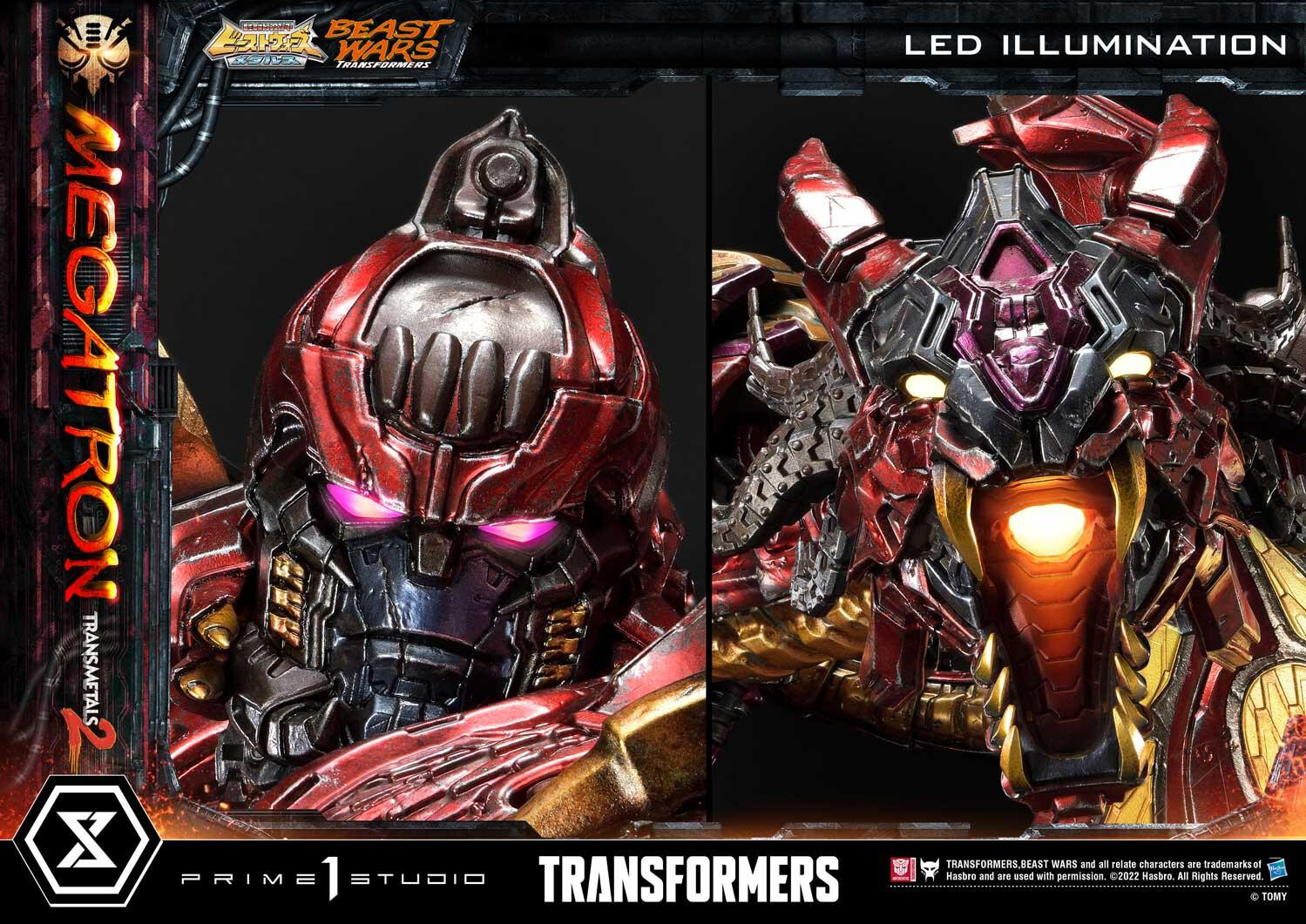 Beast Wars - Megatron - Tarans - Premium Masterline (PMTFB-03DXS) - Transmetal 2, DX Bonus Version (Prime 1 Studio) photo 58