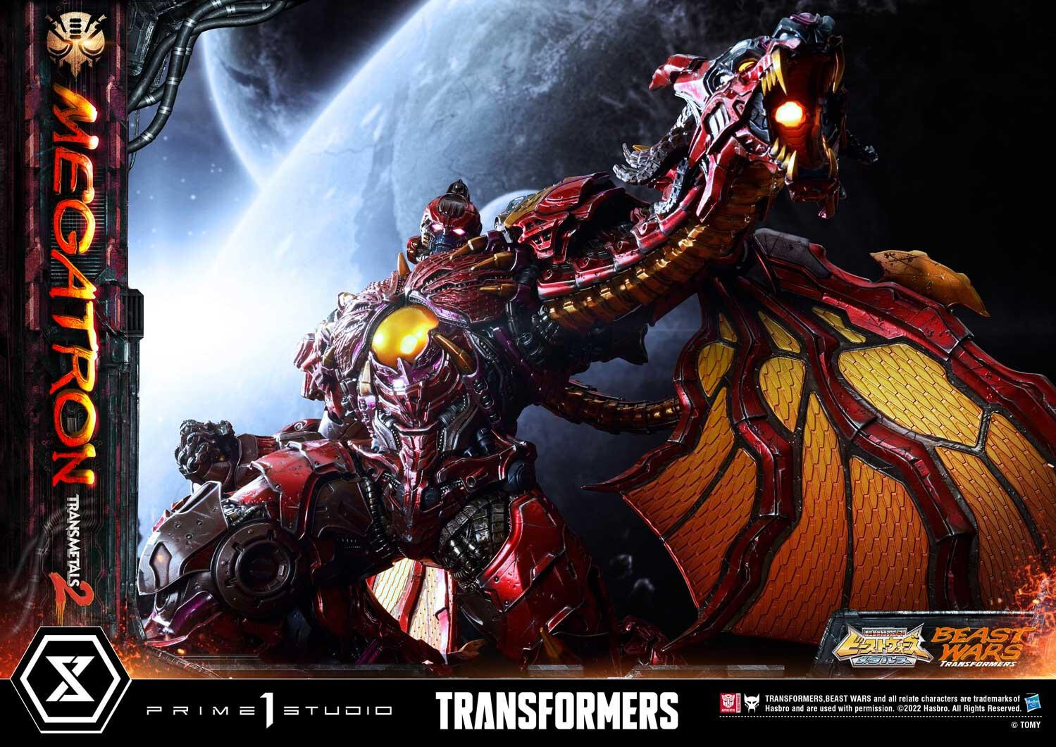 Beast Wars - Megatron - Tarans - Premium Masterline (PMTFB-03DXS) - Transmetal 2, DX Bonus Version (Prime 1 Studio) photo 62