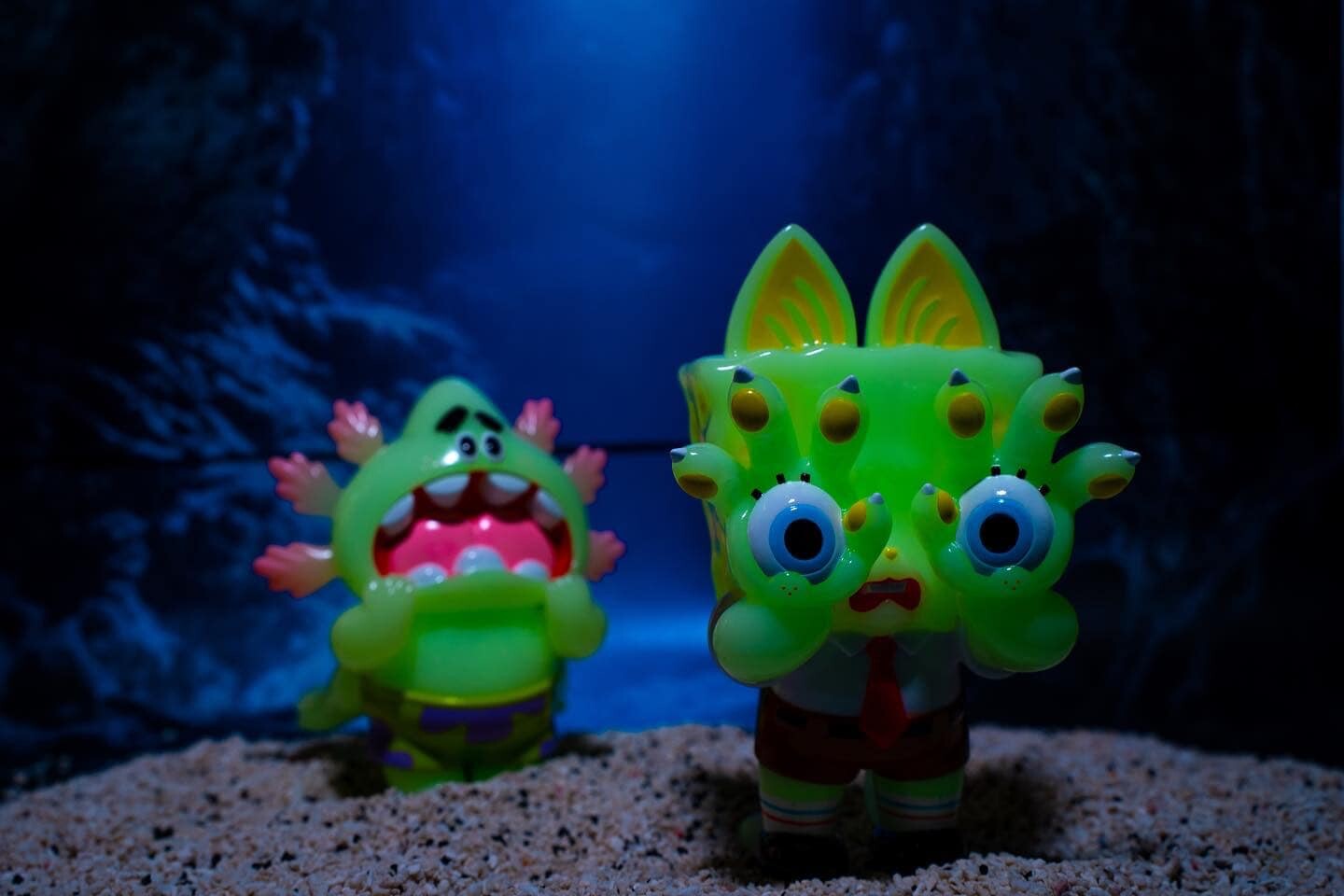 Hell's Cat Onigiri - SpongeBob SquarePants - Onigiri - Glow in the Dark (Unbox Industries) photo 2