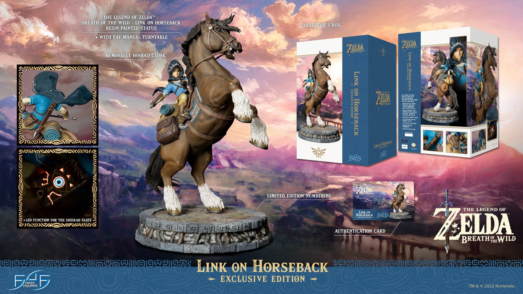 Zelda no Densetsu: Breath of the Wild - Link - Link on Horseback - Exclusive Edition (First 4 Figures) photo 36