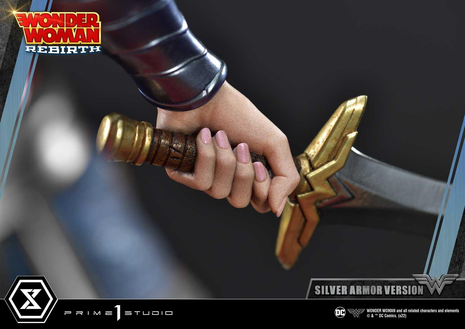 Wonder Woman Rebirth - Wonder Woman - Museum Masterline Series  (MMDC-51LM) - 1/3 - Silver Armor Version (Prime 1 Studio) photo 12