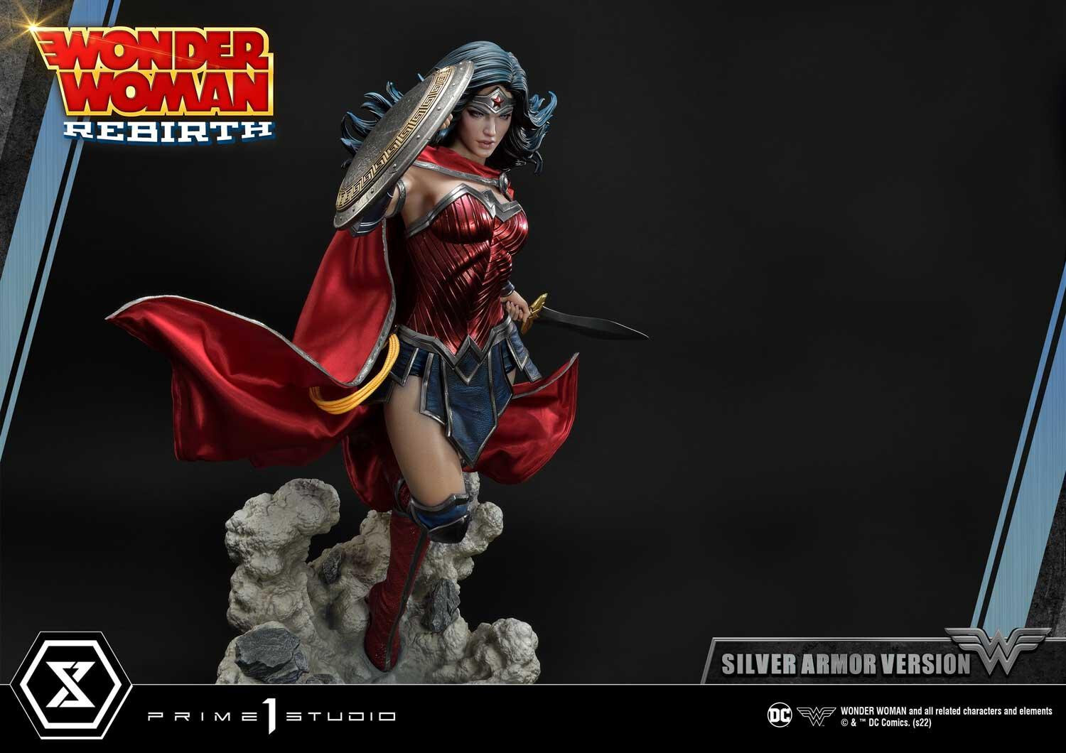 Wonder Woman Rebirth - Wonder Woman - Museum Masterline Series  (MMDC-51LM) - 1/3 - Silver Armor Version (Prime 1 Studio) photo 13