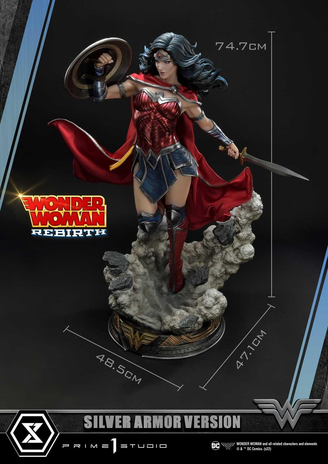 Wonder Woman Rebirth - Wonder Woman - Museum Masterline Series  (MMDC-51LM) - 1/3 - Silver Armor Version (Prime 1 Studio) photo 24
