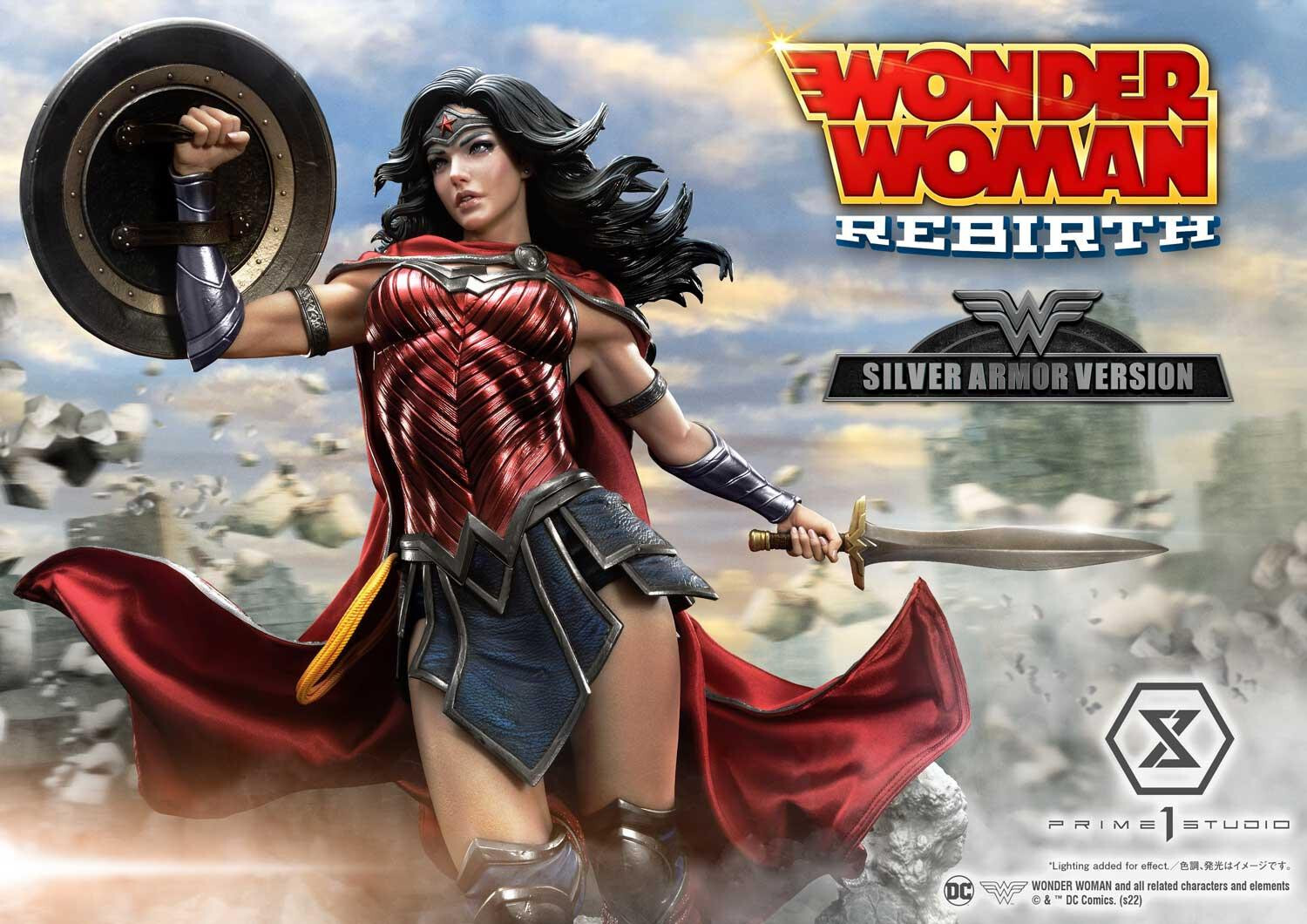 Wonder Woman Rebirth - Wonder Woman - Museum Masterline Series  (MMDC-51LM) - 1/3 - Silver Armor Version (Prime 1 Studio) photo 29