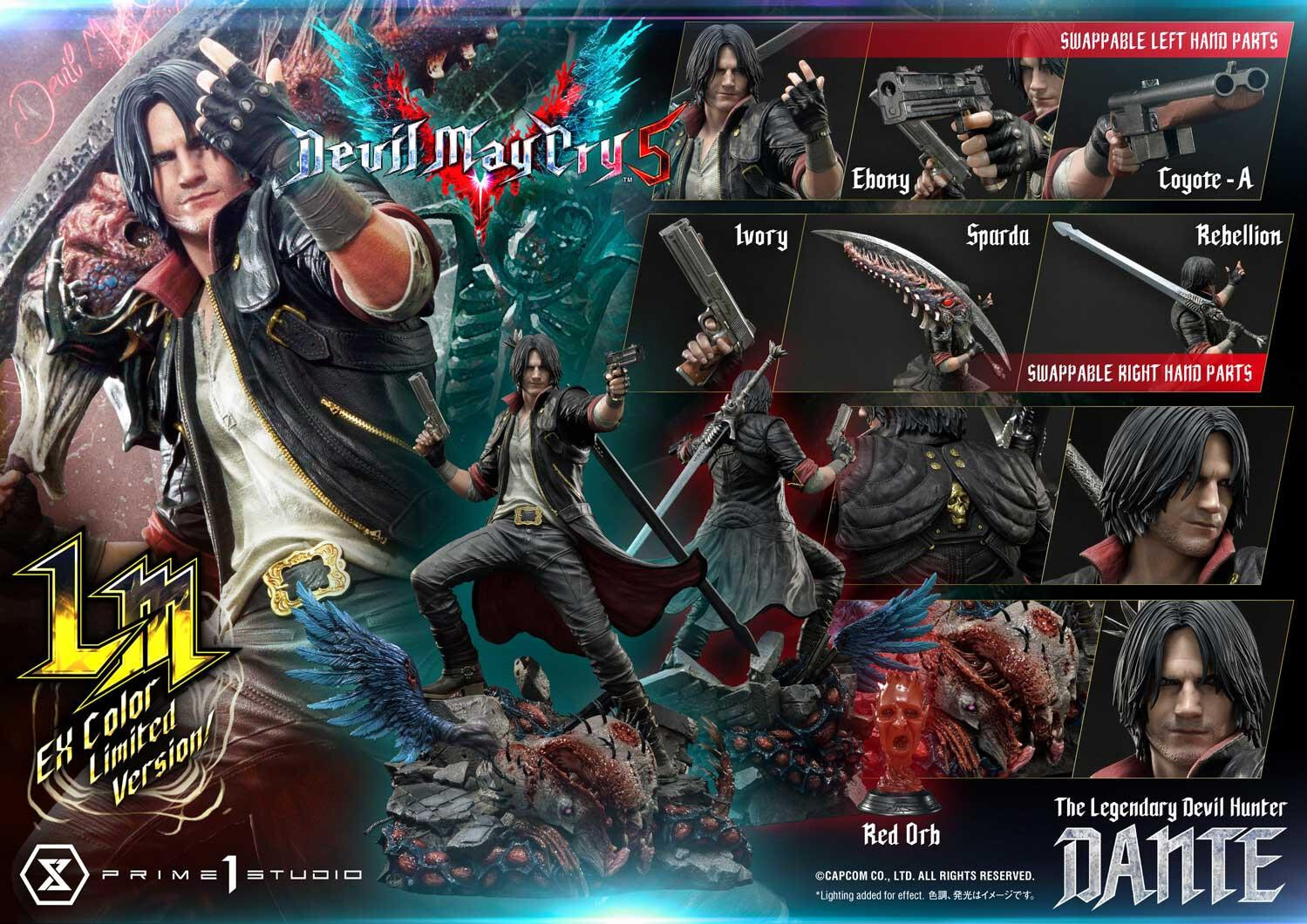 Devil May Cry 5 - Dante - Ultimate Premium Masterline  (UPMDMCV-02LM) - 1/4 - EX Color, Limited Version (Prime 1 Studio) photo 28