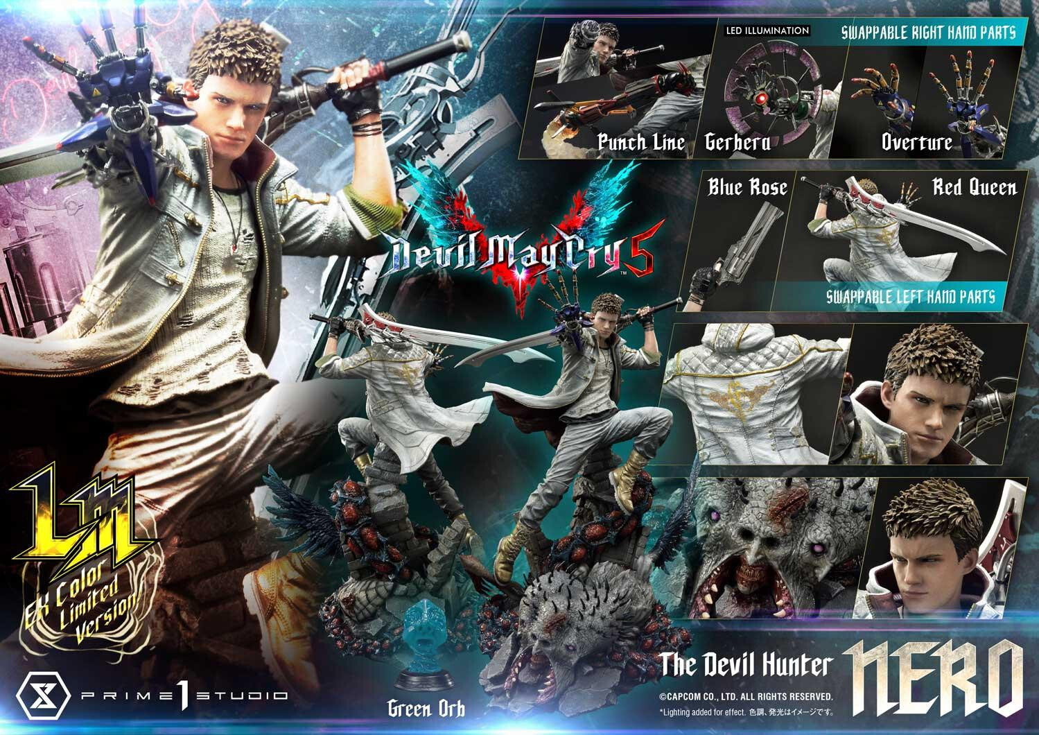 Devil May Cry 5 - Empusa - Nero - Ultimate Premium Masterline  (UPMDMCV-01LM) - 1/4 - EX Color, Limited Version (Prime 1 Studio) photo 2