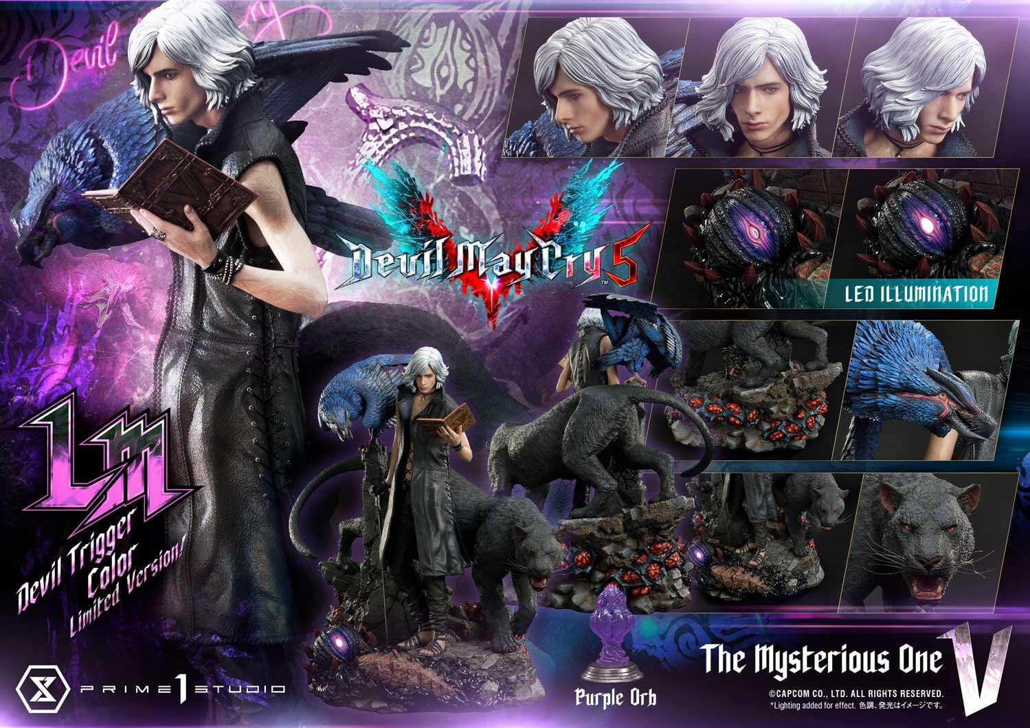 Devil May Cry 5 - Griffon - Nightmare - Shadow - V - Ultimate Premium Masterline (UPMDMCV-04LM) - 1/4 - Devil Trigger Color, Limited Version (Prime 1 Studio) photo 27
