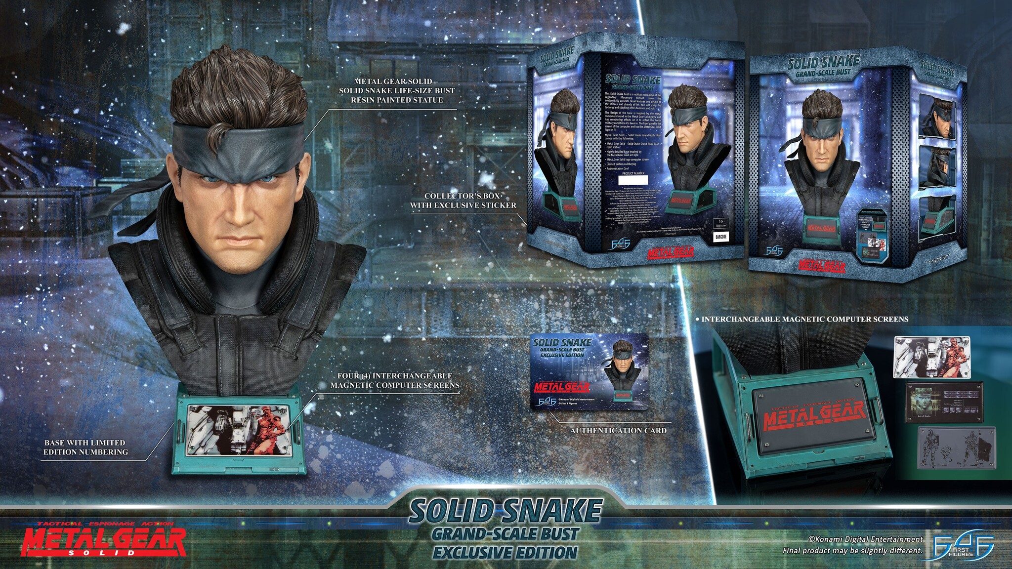 Metal Gear Solid - Solid Snake - Bust - Grand Scale Bust - Exclusive (First 4 Figures) photo 17