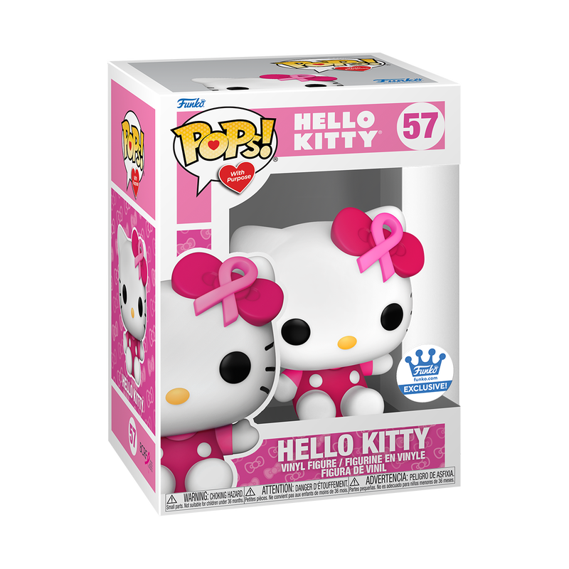 Hello Kitty - POP! Sanrio  (57) - POP! Vinyl - POPS! With Purpose - Breast Cancer Awareness (Funko Toys)