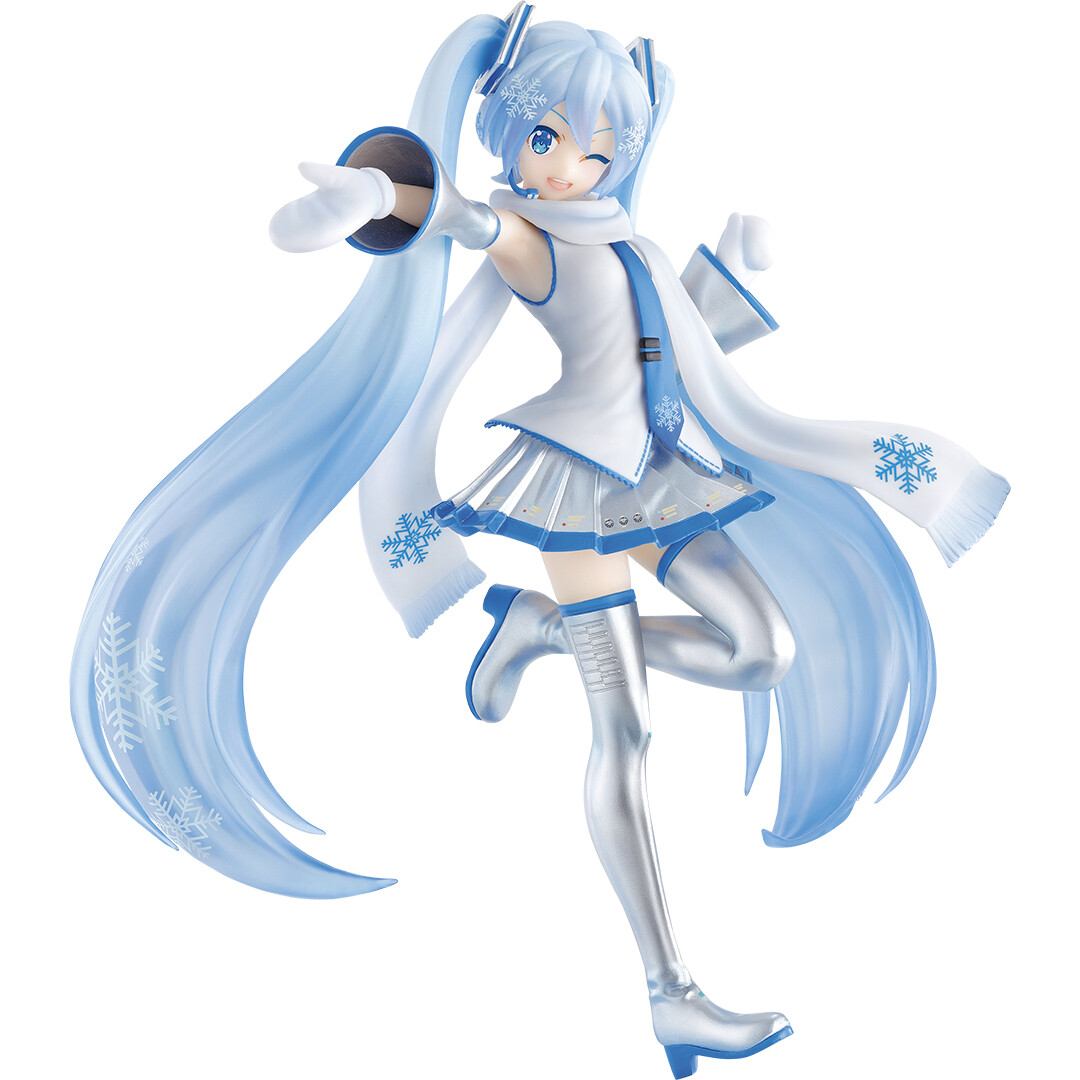 Vocaloid - Hatsune Miku - Ichiban Kuji - Ichiban Kuji Yuki Miku ~Snow Miku~  (Last One Prize) - Snow Miku, Wink Ver. (Bandai Spirits) photo 2