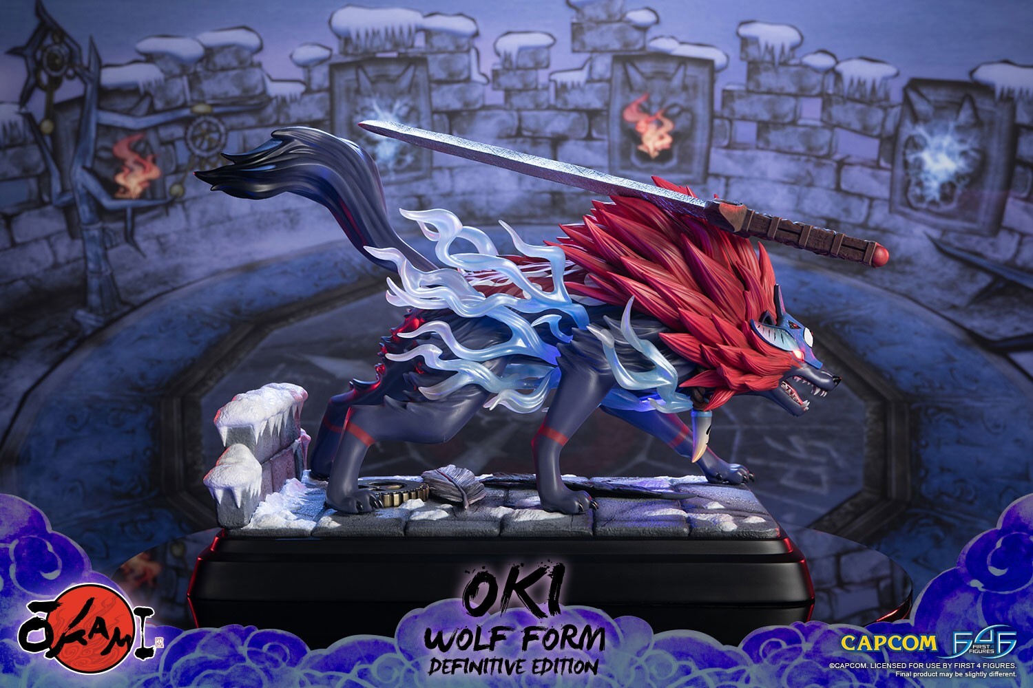 Ookami - Okikurumi - Wolf Form, Definitive Edition (First 4 Figures) photo 3