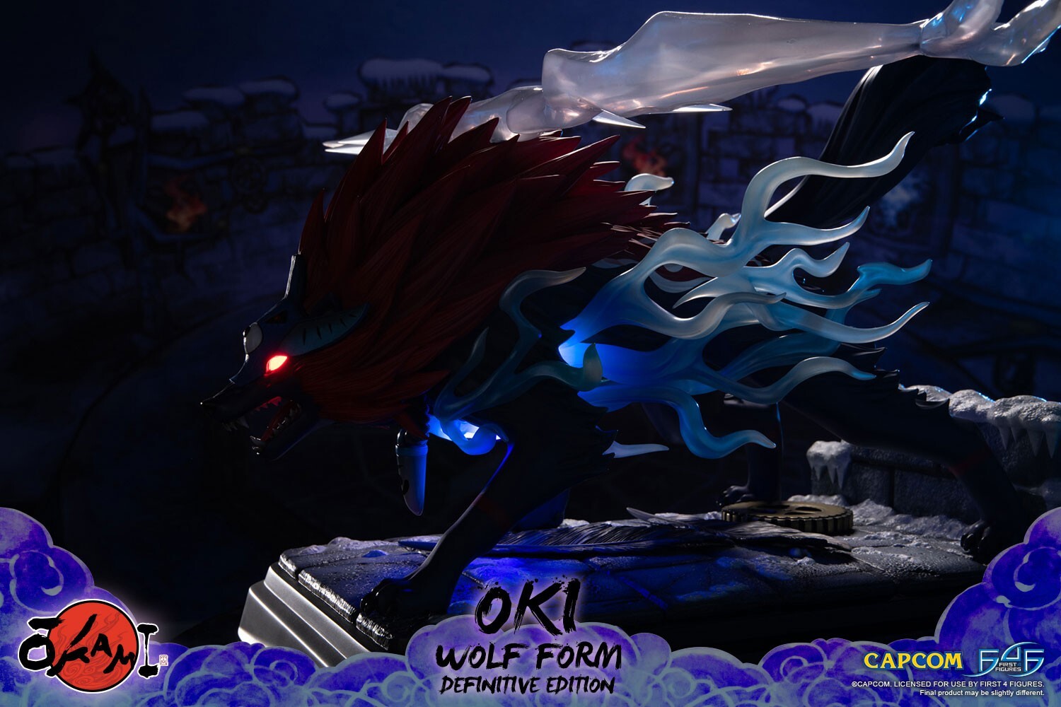 Ookami - Okikurumi - Wolf Form, Definitive Edition (First 4 Figures) photo 8